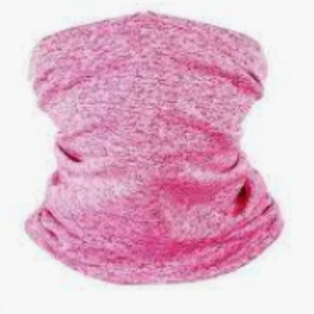 Pink Kids Neck Gaiter Face Mask Bandana - Picture 2 of 5